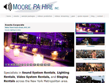 Tablet Screenshot of moorepahire.com